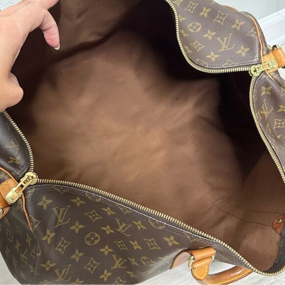 Louis Vuitton Keepall Bandoulière 55 Monogram Large Travel Bag - Picture 12 of 15